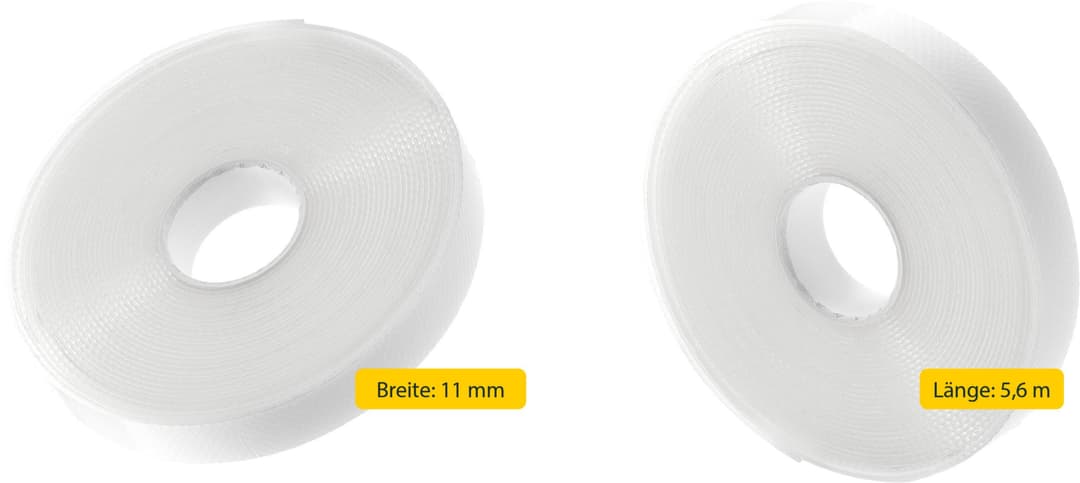 SCHELLENBERG Klett-Klebeband für Insektenschutzgitter | Transparent
