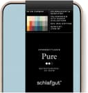 Schlafgut Spannbettlaken PURE | Blau 4