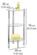 Wenko Eckregal Yago | Silber 5