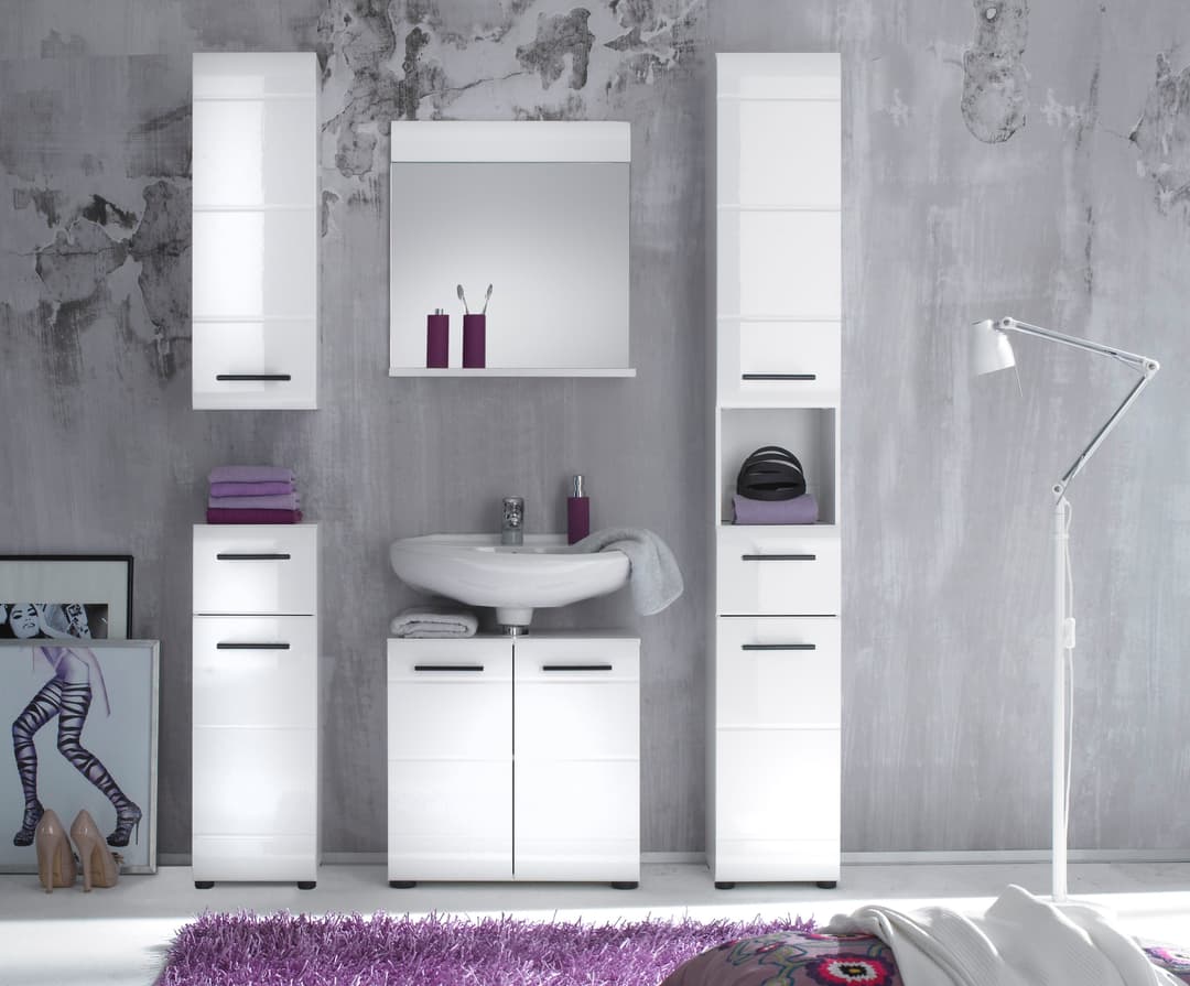 welltime Hochschrank Sovana | Weiß