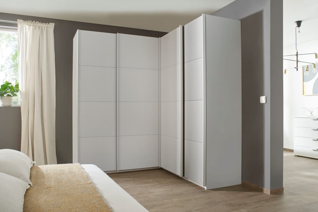 rauch Schwebetürenschrank QUADRA | Grau
