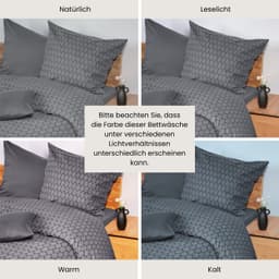 Schiesser Bettwäsche Drops | Grau