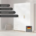 rauch SHINJO Kleiderschrank | Weiß 2