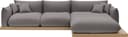 OTTO home Ecksofa Kalix L-Form | Grau