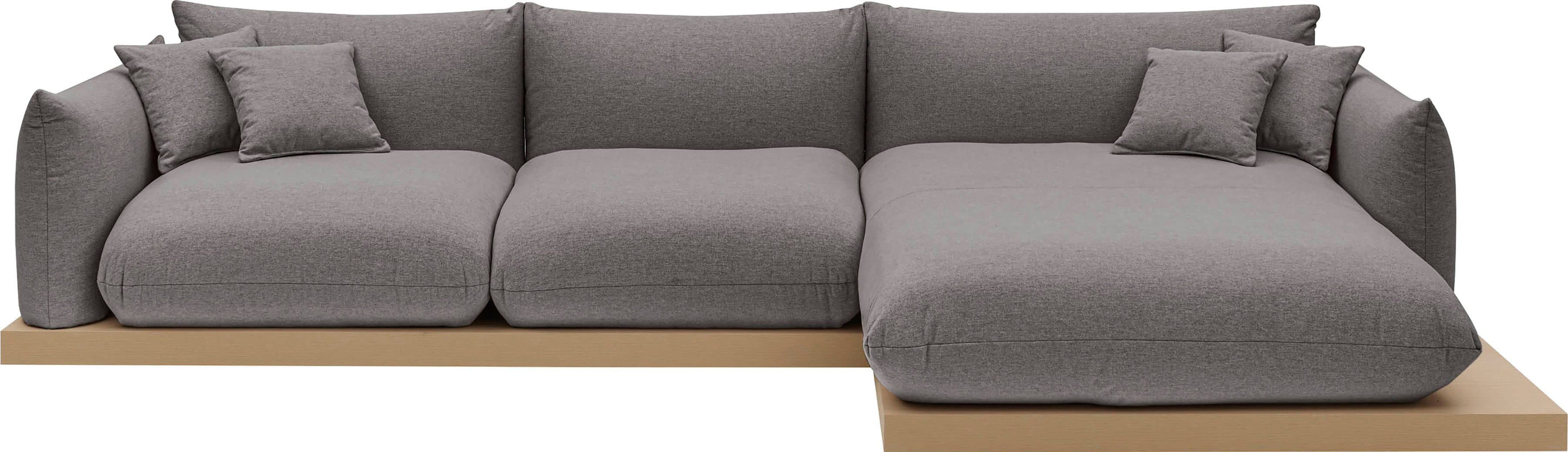 OTTO home Ecksofa Kalix L-Form | Grau