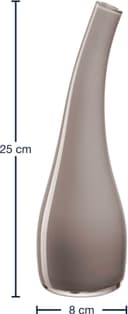 Leonardo Dekovase Vase ARCO 25 cm | Braun 5