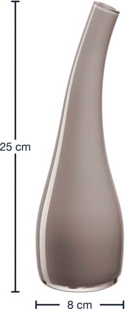 Leonardo Dekovase Vase ARCO 25 cm | Braun