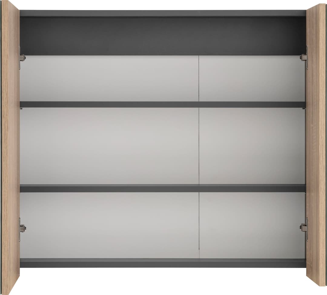 Home affaire Spiegelschrank Wisla Breite 80 cm | Holztöne