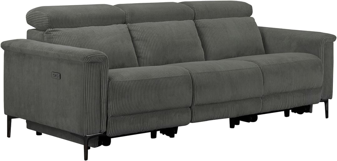 OTTO home 3-Sitzer LUND Cord | Grau