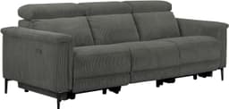 OTTO home 3-Sitzer LUND Cord | Grau