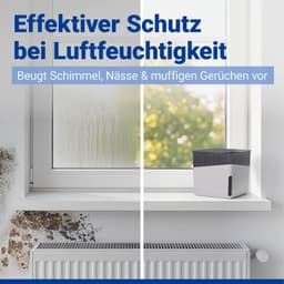 WENKO Luftentfeuchter Cube | Grau