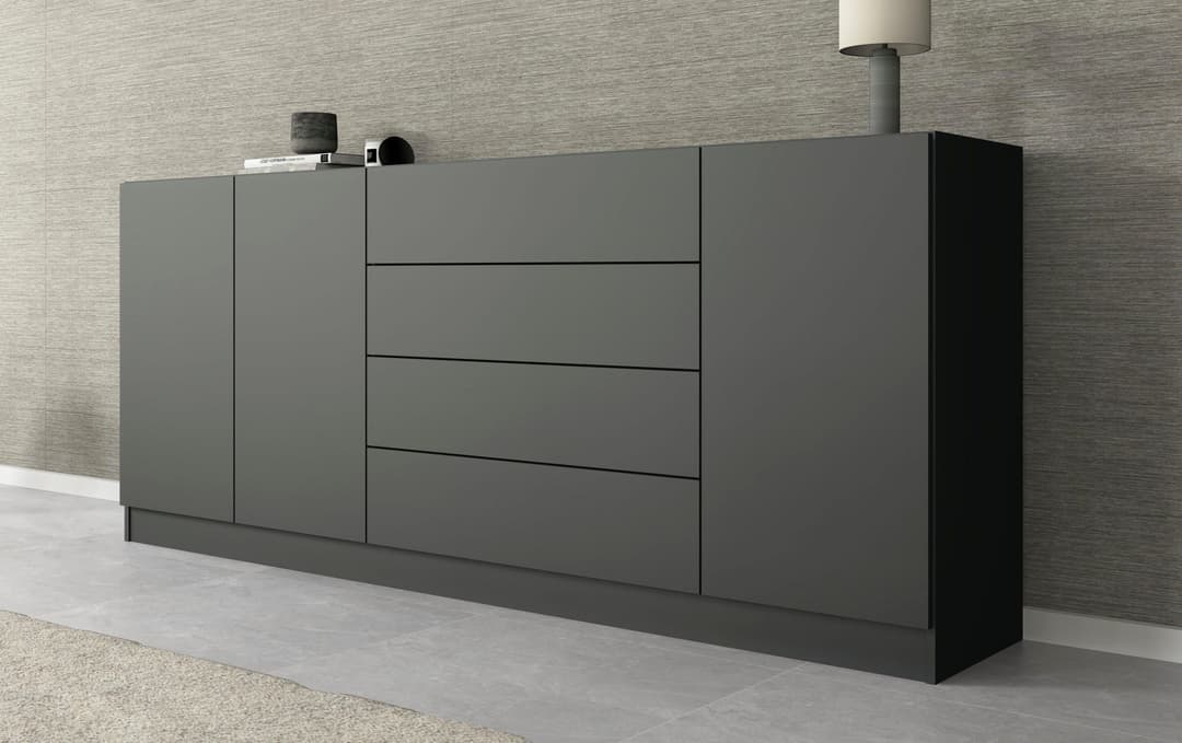 borchardt Möbel Sideboard Vaasa | Schwarz