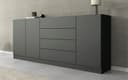 borchardt Möbel Sideboard Vaasa | Schwarz 3