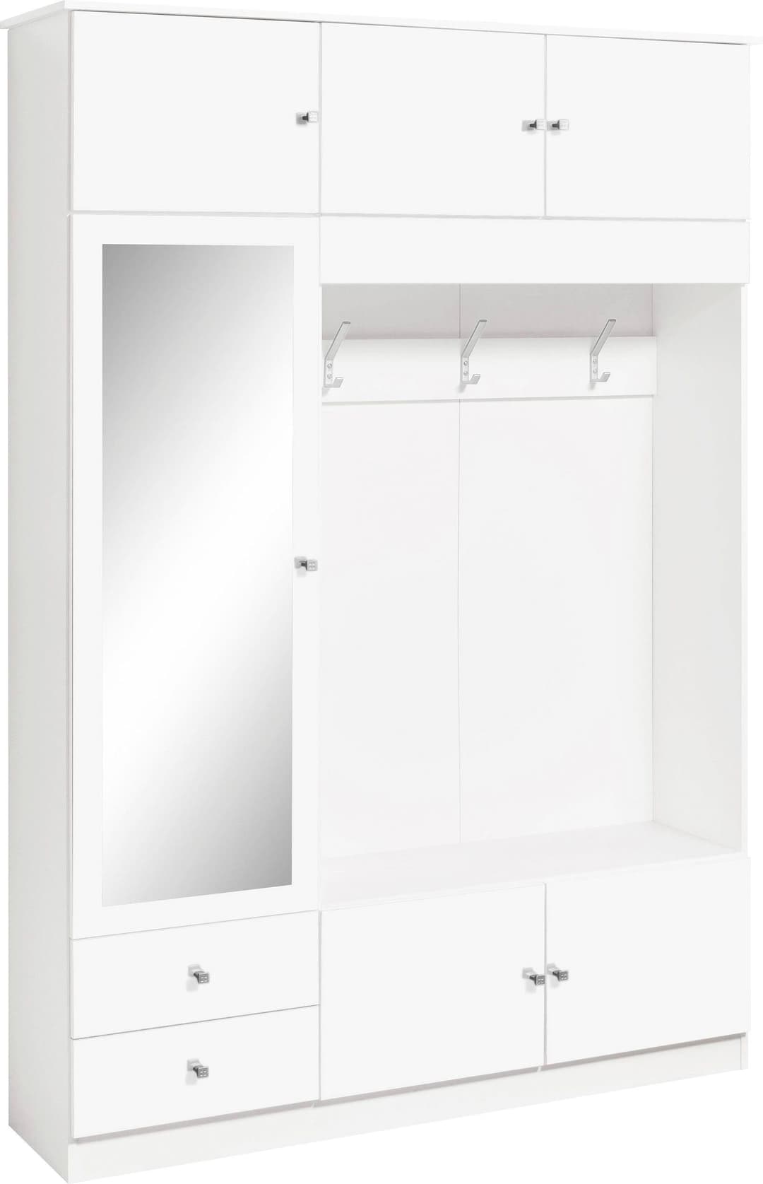borchardt Möbel Garderobenschrank Kompakta | Weiß