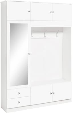 borchardt Möbel Garderobenschrank Kompakta | Weiß