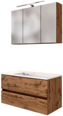 welltime Badmöbel-Set Baabe | Braun