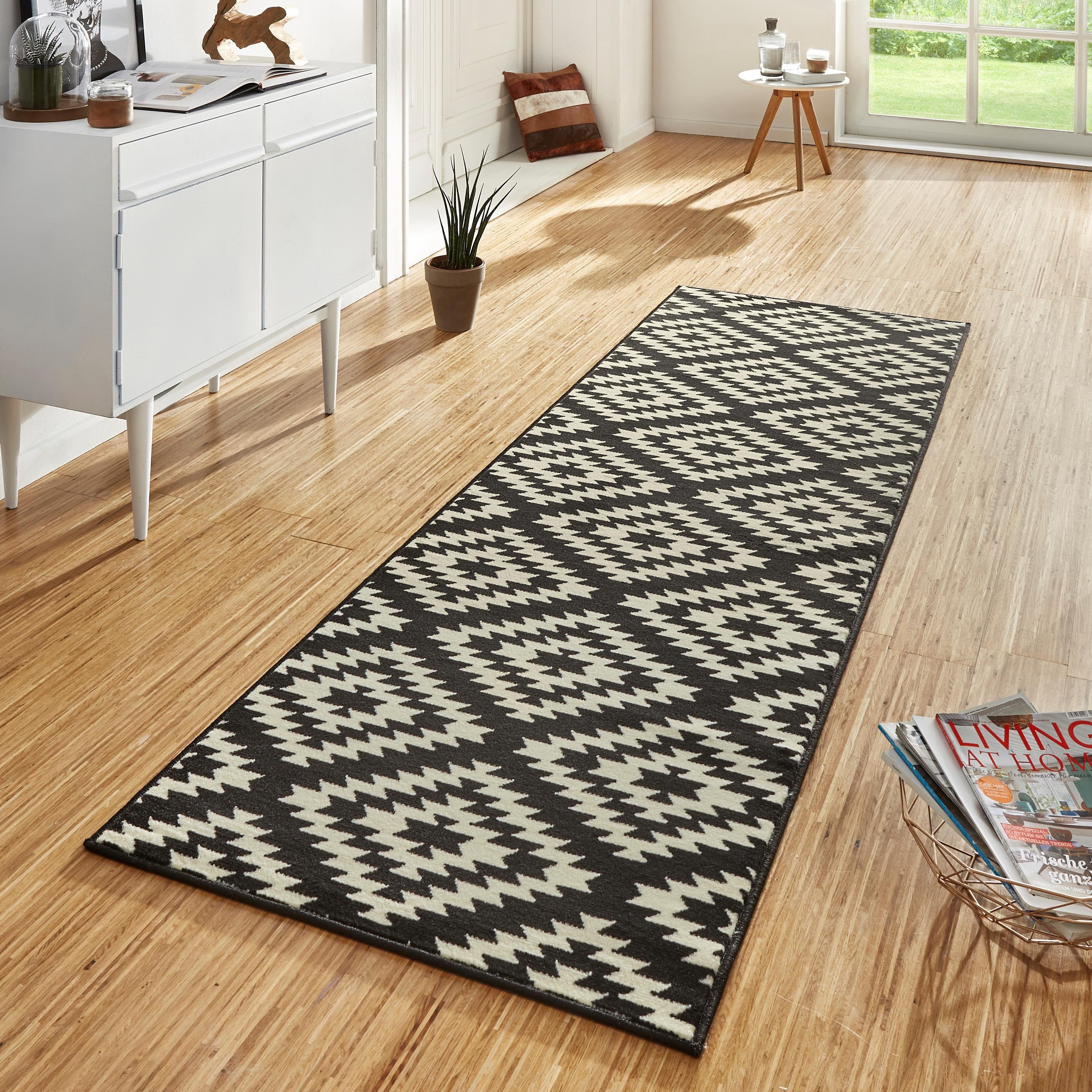 HANSE Home Läufer Nordic | Schwarz