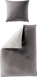 BIERBAUM Wendebettwäsche Modern Uni | Grau