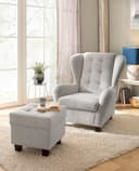 Home affaire Ohrensessel Alexander | Grau