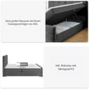 OTTO home Boxbett Lilienne | Grau 5