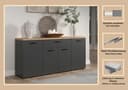 Home affaire Sideboard Bajo | Braun 5