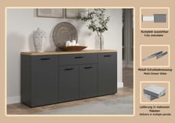 Home affaire Sideboard Bajo | Braun