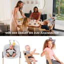 Kinderkraft ENOCK + CALMEE Kombi-Hochstuhl Set | Grau 4