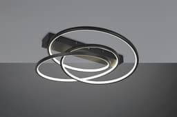 TRIO Leuchten LED Deckenleuchte DARVIN | Schwarz