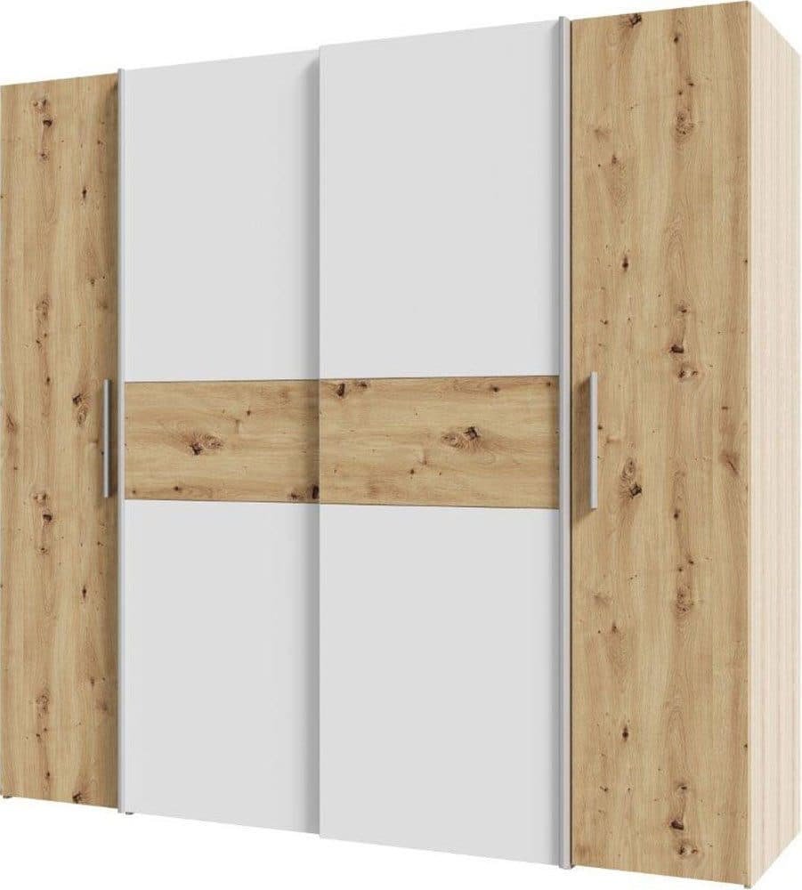 FORTE Kleiderschrank Kalixtus | Holztöne