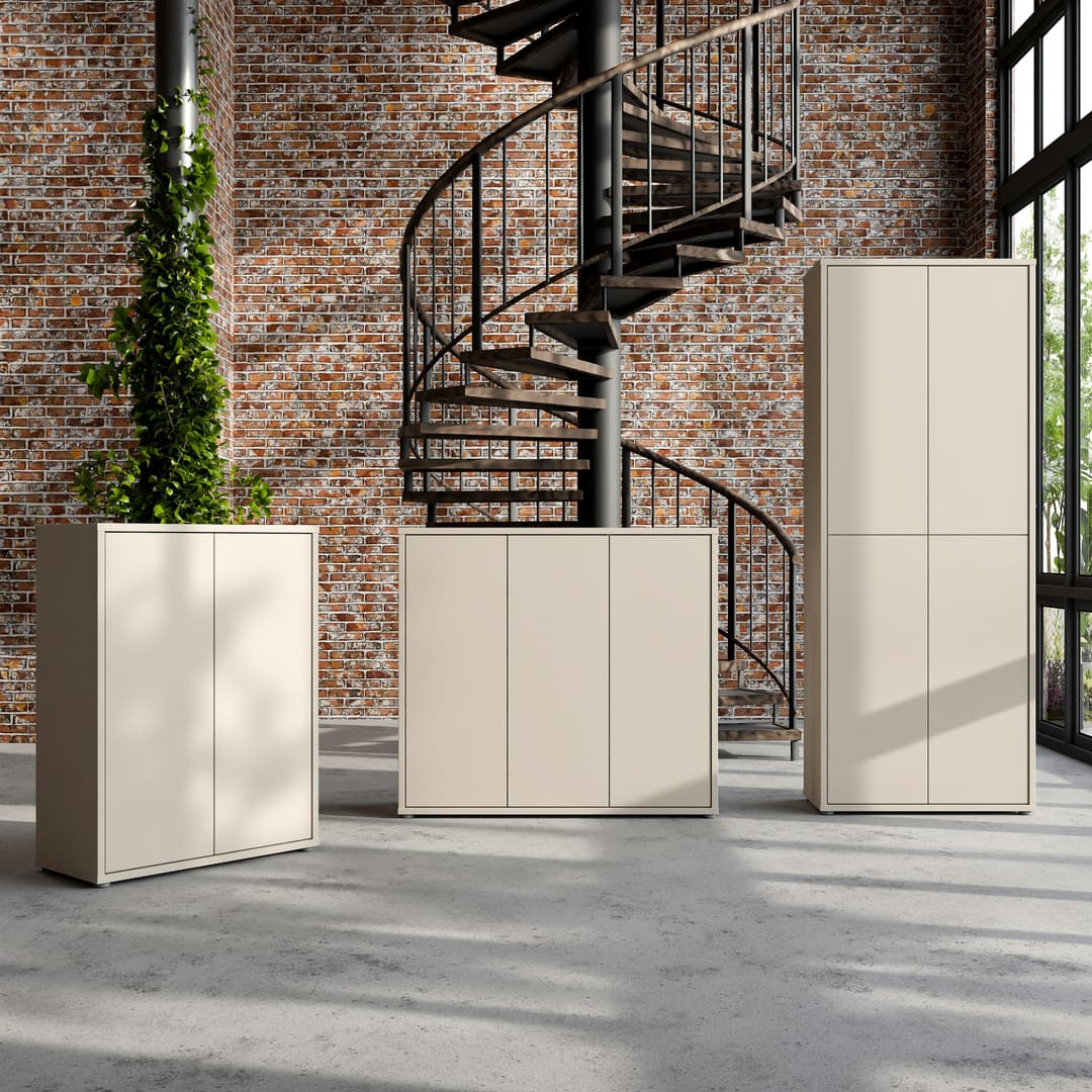 FORTE Schuhschrank Alice Springs | Beige
