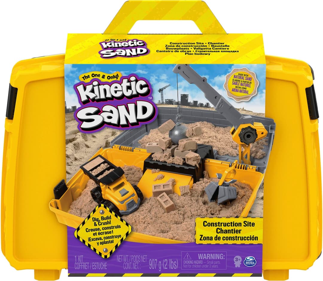 Spin Master Kreativset Kinetic Sand - Construction Folding Sandbox