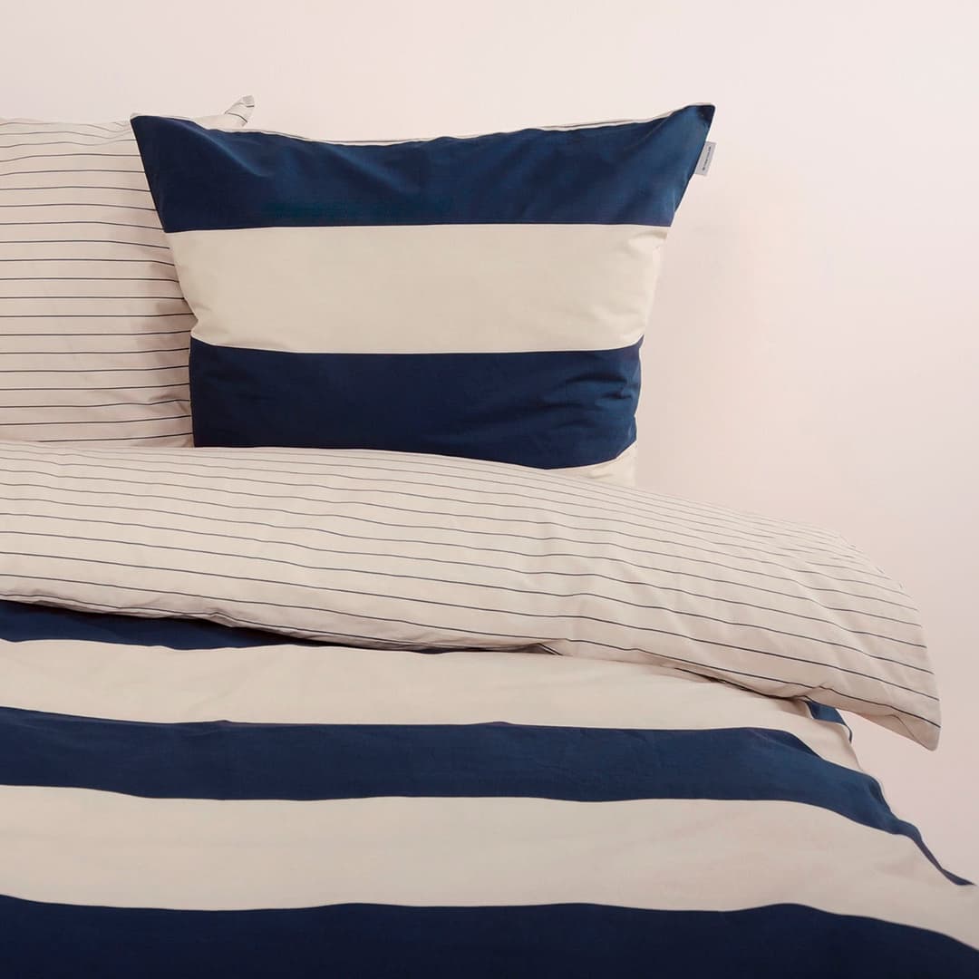 TOM TAILOR HOME BOLD STRIPES Bettwäsche | Blau