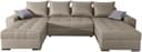 COLLECTION AB Wohnlandschaft Josy XL U-Form | Beige
