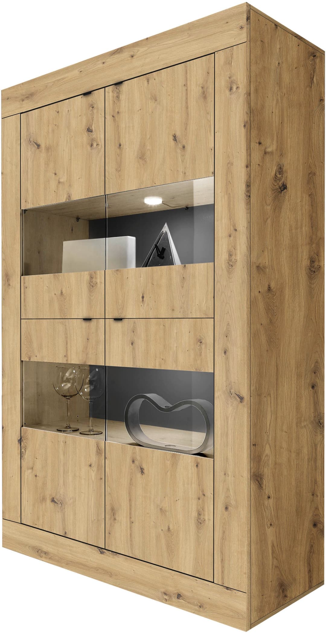 Home affaire Vitrine Basic | Holztöne