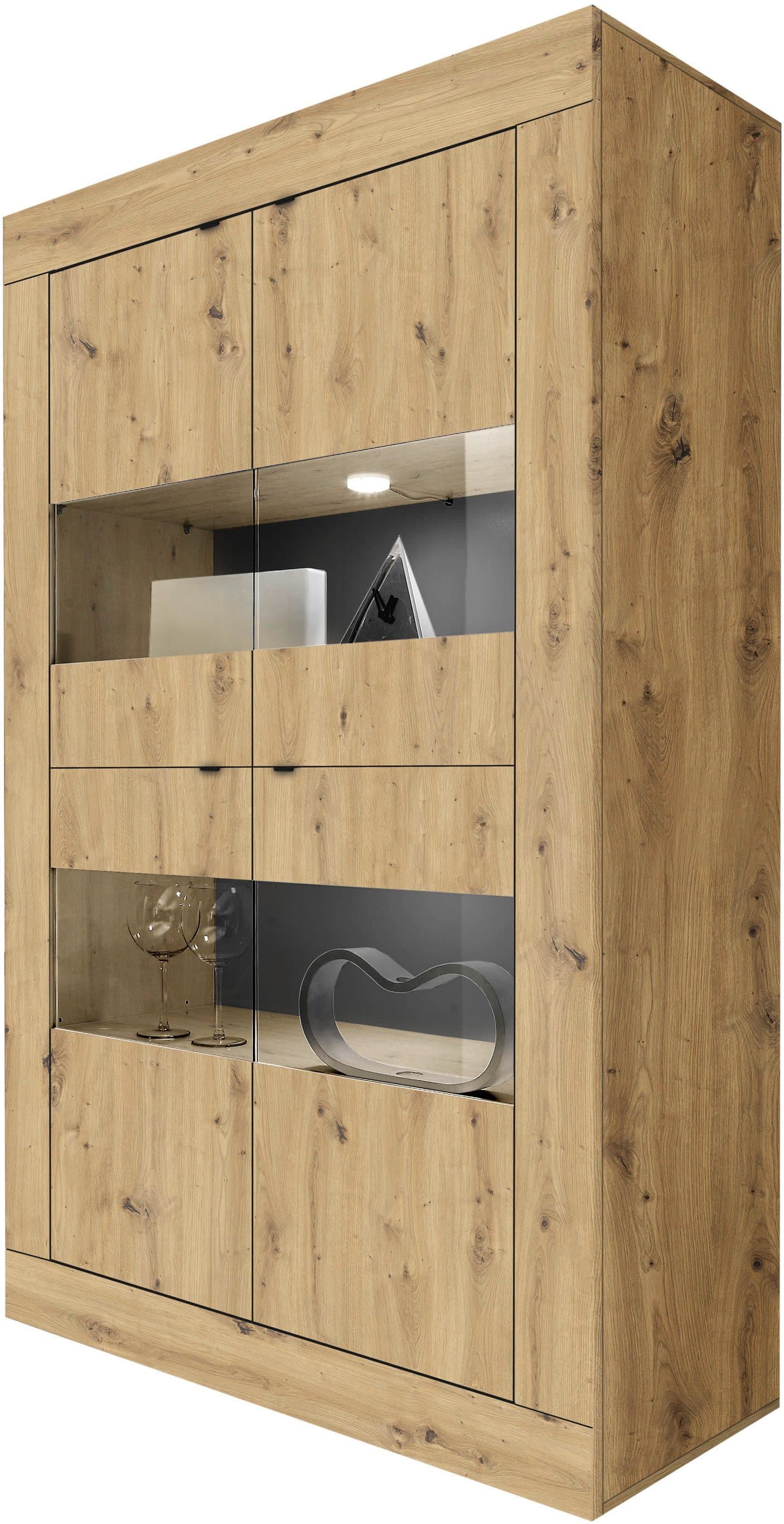 Home affaire Vitrine Basic | Holztöne