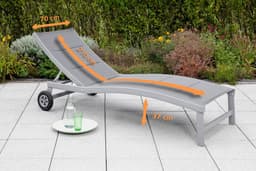 MERXX Gartenliege San Marino | Grau