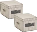 Zeller Present Aufbewahrungsbox Stripes | Beige 4