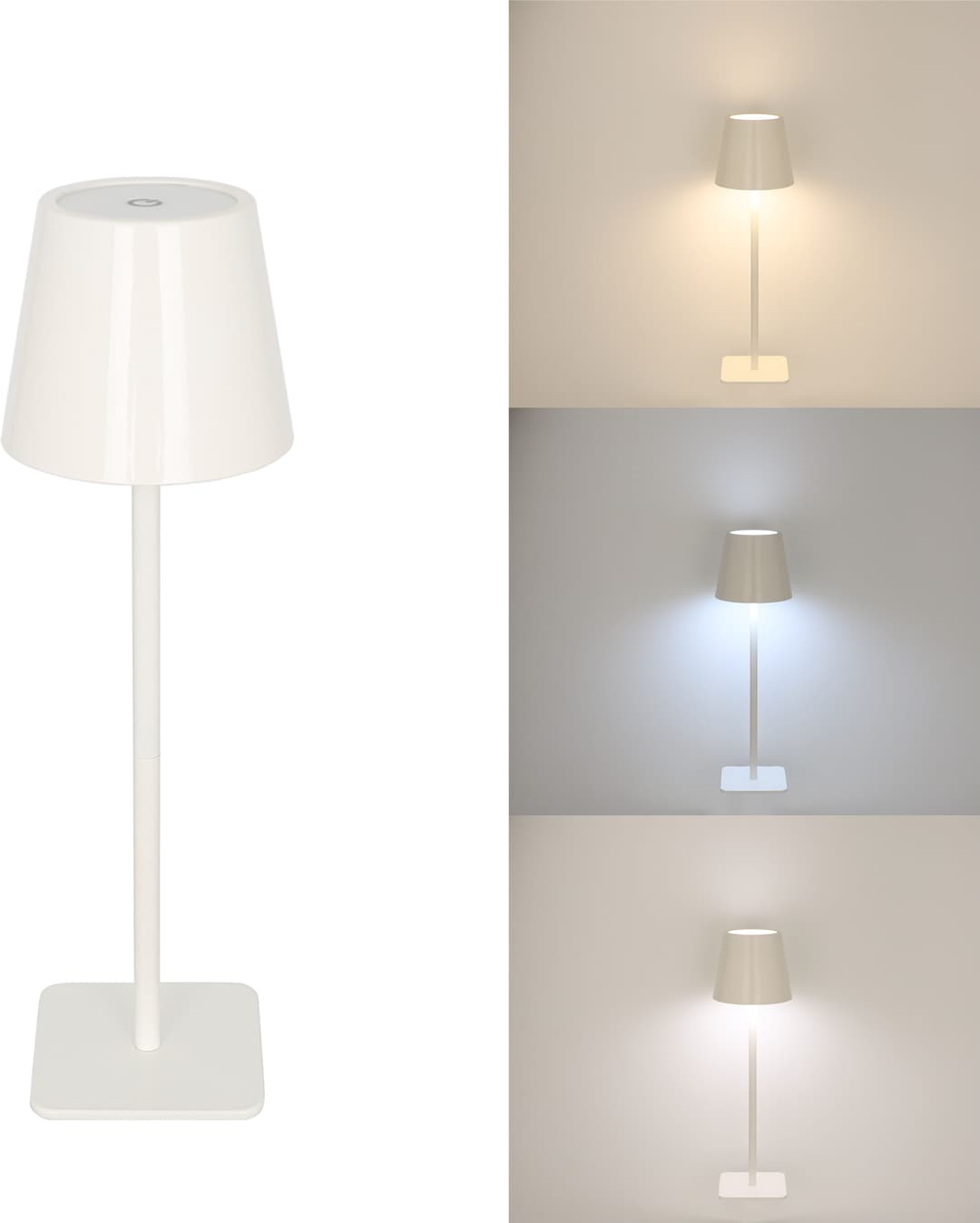 OTTO home LED Tischleuchte Merrin | Weiß
