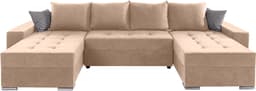 COLLECTION AB Wohnlandschaft Josy XL U-Form | Beige
