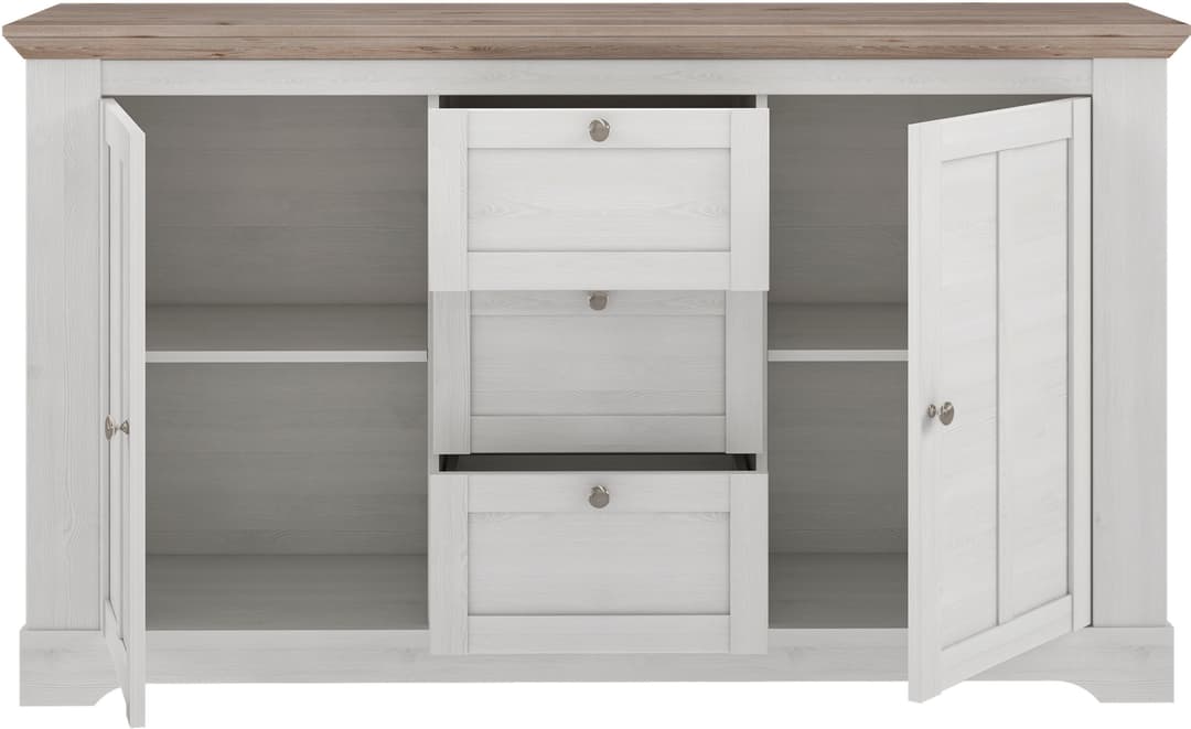 FORTE Kombikommode Iloppa | Holztöne