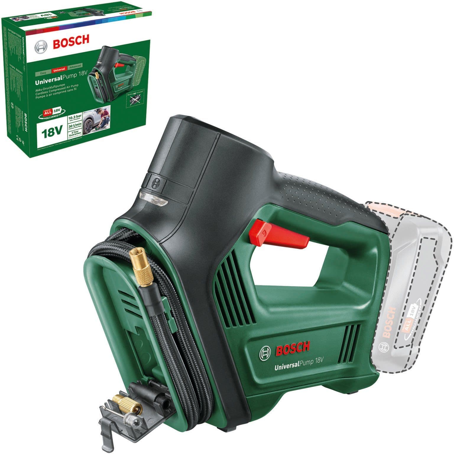 Bosch Home & Garden UniversalPump 18V | Grün