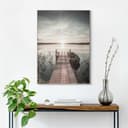 Reinders! Wandbild Slim Frame Wood 50x70 Scandic Jetty | Blau 2