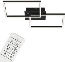 Briloner Leuchten LED Deckenleuchte 3149015 FRAME | Schwarz