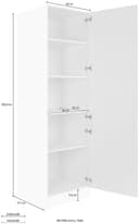 OPTIFIT Hochschrank Elm | Weiß 5