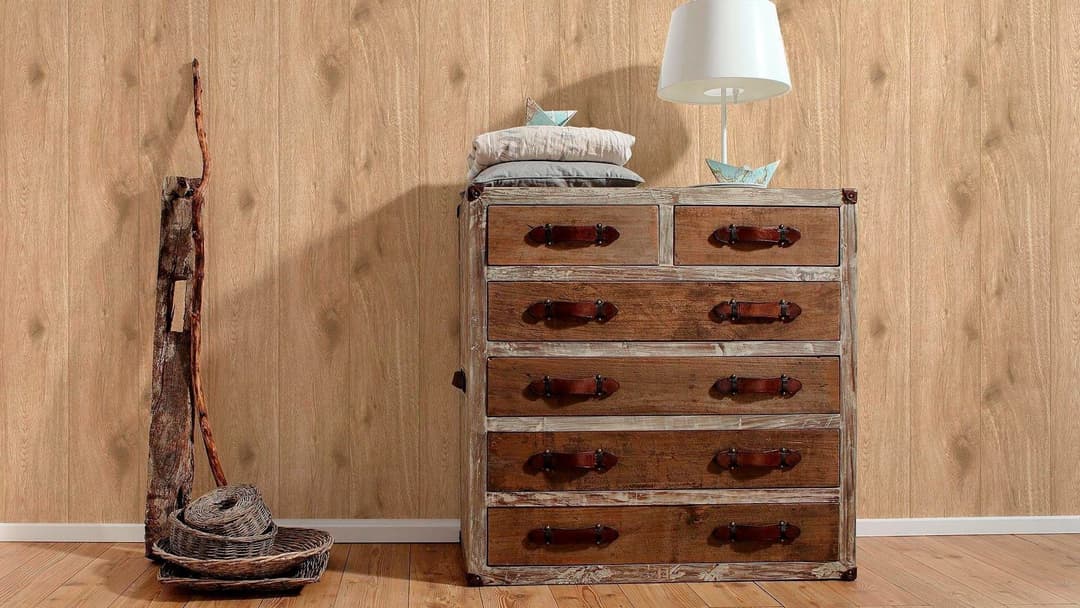 living walls Vliestapete Best of Wood`n Stone | Beige