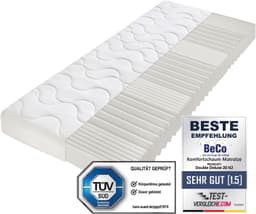 Komfortschaummatratze Double Deluxe 20 | Weiß