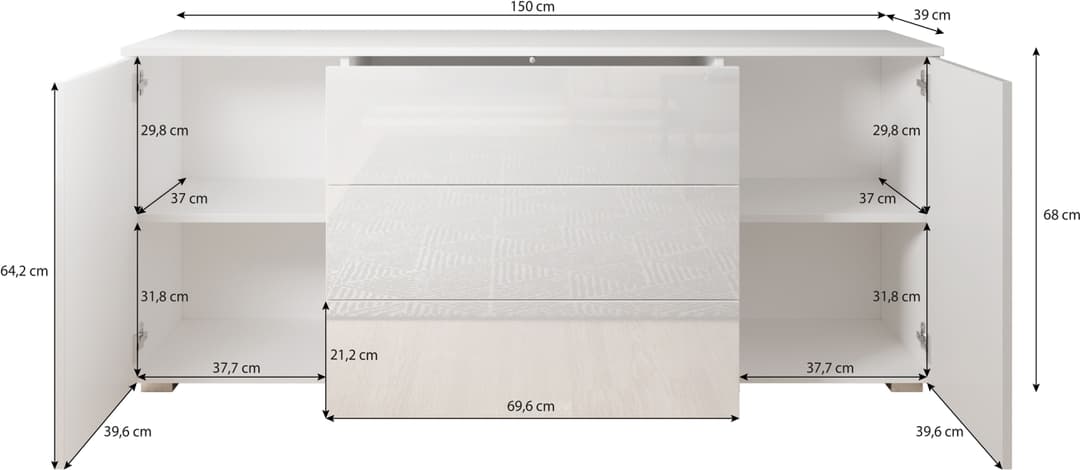 OTTO home Sideboard PARIS | Braun
