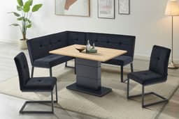 OTTO home Eckbank Geranie | Schwarz