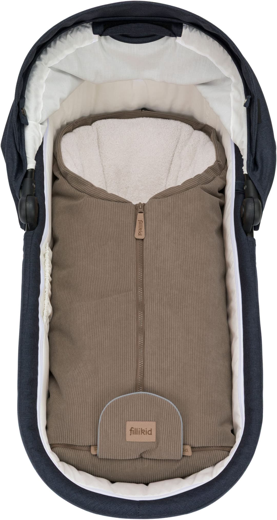 Fillikid Fußsack Nevis Cord | Braun