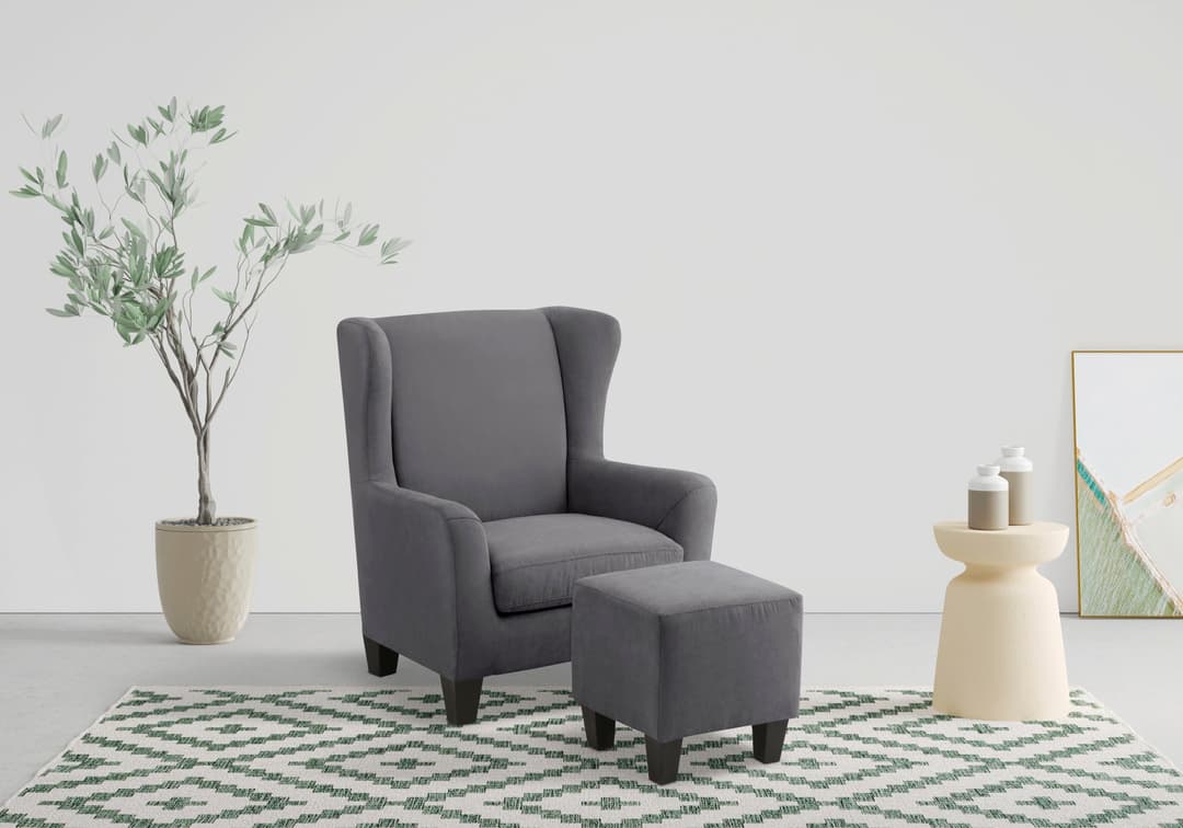Home affaire Ohrensessel Chilly | Grau